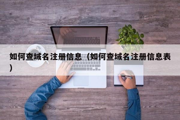 如何查域名注册信息(如何查域名注册信息表)
