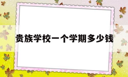 贵族学校一个学期多少钱(贵族学校一个学期多少钱一个月)