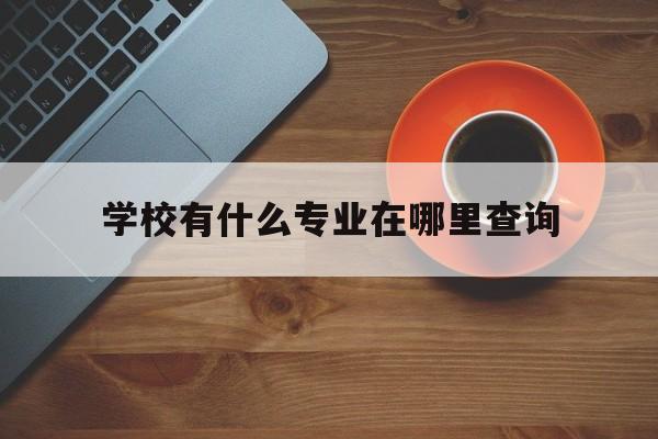 学校有什么专业在哪里查询(从哪里可以查学校的专业排名)