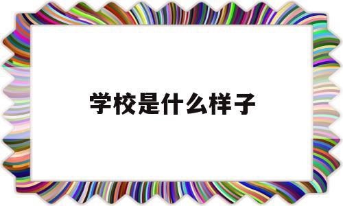 学校是什么样子(学校是什么样子的)