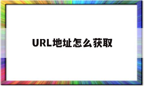 URL地址怎么获取(微信公众号url地址怎么获取)