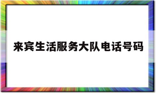 来宾生活服务大队电话号码(来宾生活服务大队电话号码查询)