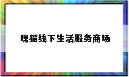 嘿猫线下生活服务商场的简单介绍