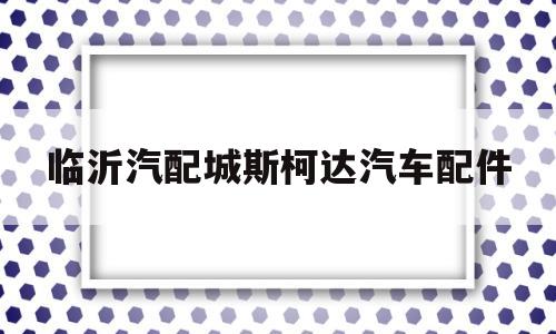 临沂汽配城斯柯达汽车配件(临沂汽配城大众汽车配件的电话)