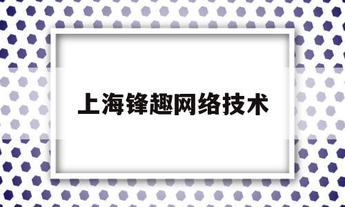 上海锋趣网络技术(上海出海通网络技术)