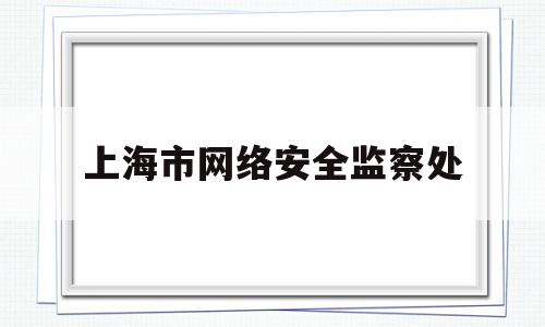 上海市网络安全监察处(上海市网络安全监察处电话)