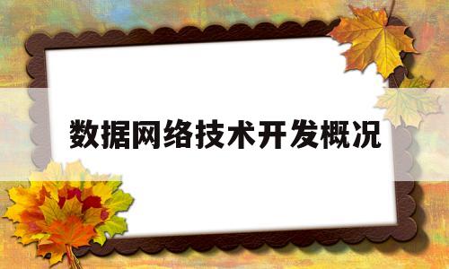 数据网络技术开发概况(数据网络技术开发概况简介)