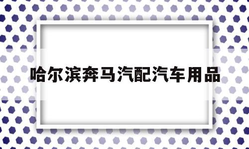 哈尔滨奔马汽配汽车用品(哈尔滨奔马汽配汽车用品店地址)