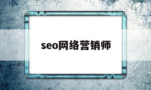 seo网络营销师(seo互联网营销培训)