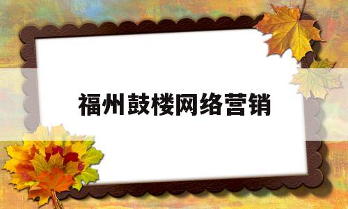 福州鼓楼网络营销(福州营销网站建设技术)