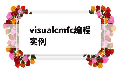 visualcmfc编程实例(visual c++ mfc编程实例)