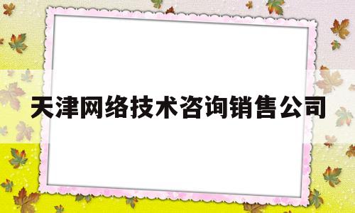 天津网络技术咨询销售公司(天津网络技术咨询销售公司排名)