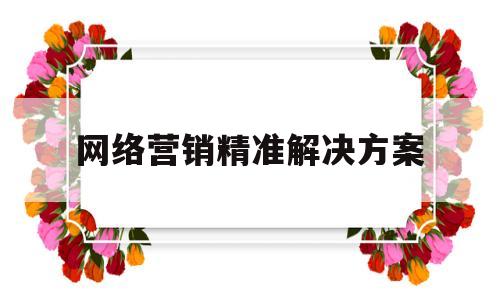 网络营销精准解决方案(网络营销策略有哪些?应该如何使用这些策略)