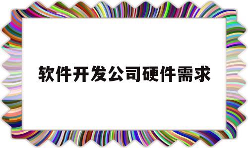 软件开发公司硬件需求(软件开发公司硬件需求有哪些)