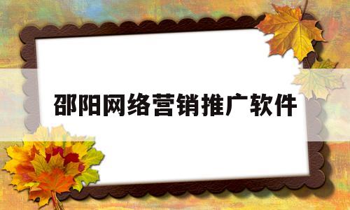 邵阳网络营销推广软件(邵阳网络营销推广软件招聘)