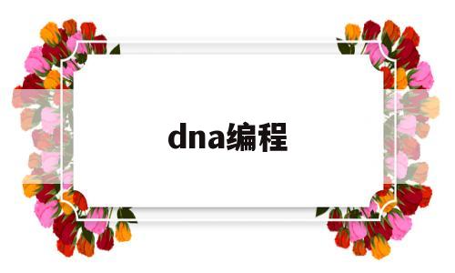 dna编程(dna编程技术)