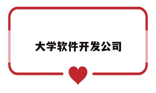 大学软件开发公司(大学开发软件的专业是什么)