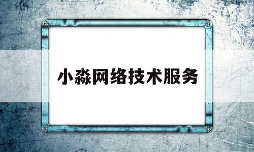 小淼网络技术服务(小淼网络技术服务有限公司)