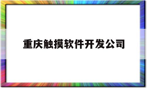 重庆触摸软件开发公司(重庆触摸软件开发公司排名)