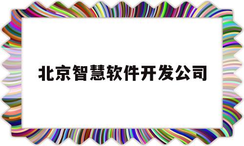 北京智慧软件开发公司(北京智慧软件开发公司有哪些)