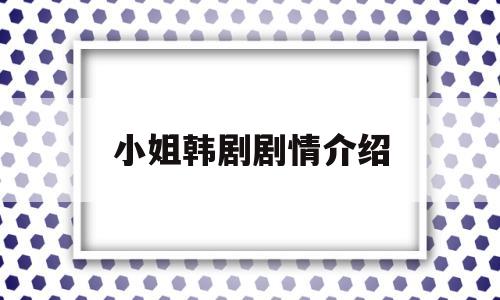 小姐韩剧剧情介绍(小姐电影剧情详细介绍)