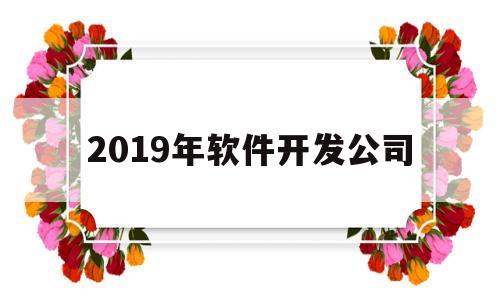 2019年软件开发公司(2019年软件开发公司排行)