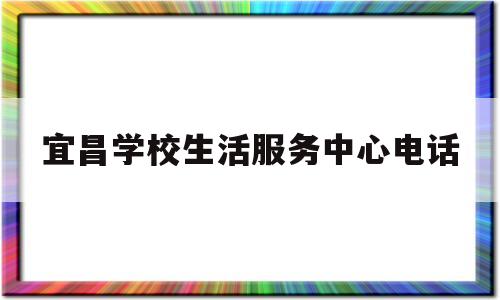 宜昌学校生活服务中心电话(宜昌学校生活服务中心电话号码)