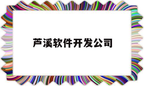 芦溪软件开发公司(芦溪软件开发公司招聘)