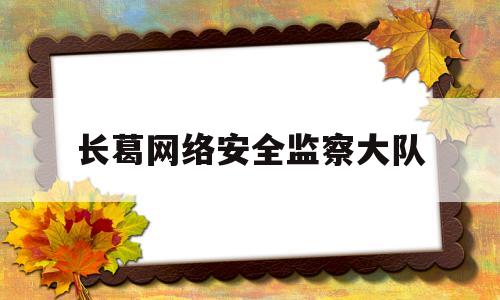 长葛网络安全监察大队(长葛网络安全监察大队电话号码)