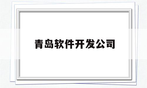 青岛软件开发公司(青岛软件开发公司招聘)