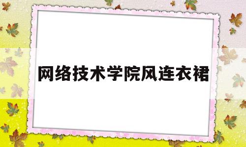 网络技术学院风连衣裙(工行如何升星级用户)