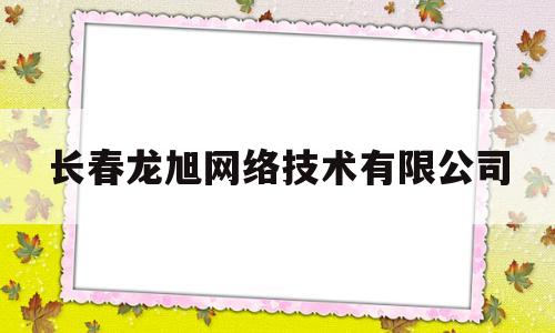 长春龙旭网络技术有限公司(合肥龙旭网络技术有限公司长春分公司)