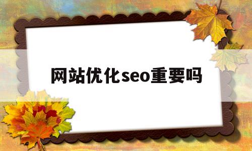 网站优化seo重要吗(seo网站优化必知的10个问答,问吧,解决百度不知道)