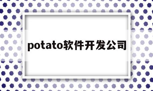 potato软件开发公司(potato哪里开发的)