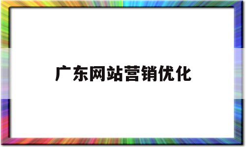 广东网站营销优化(广东网站推广策略)