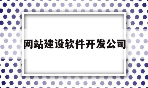 网站建设软件开发公司(网站建设免费开发)