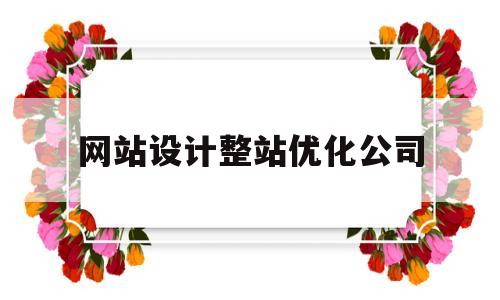 网站设计整站优化公司(网站优化专业公司)