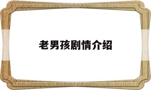 老男孩剧情介绍(老男孩 剧情简介)