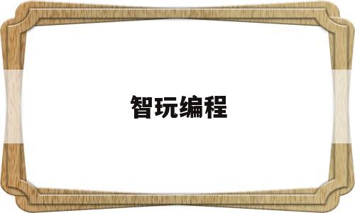 智玩编程(智创编程)