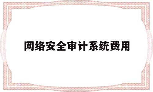 网络安全审计系统费用(网络安全审计系统功能)