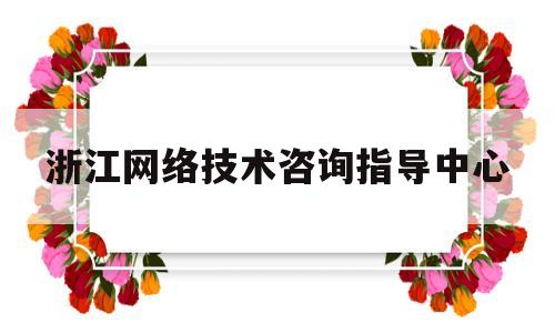 浙江网络技术咨询指导中心(浙江省网络学院)