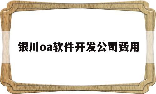 银川oa软件开发公司费用(银川能源学院oa办公系统)