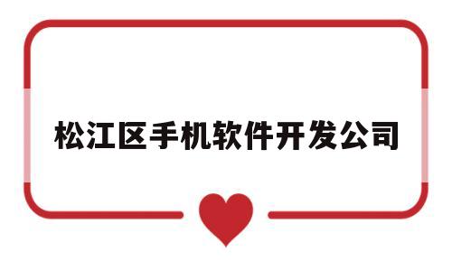 松江区手机软件开发公司(松江软件培训学校)