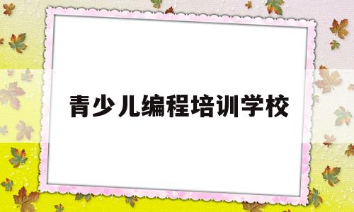 青少儿编程培训学校(青少儿编程培训哪里好)