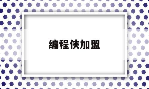 编程侠加盟(编程机器人加盟)