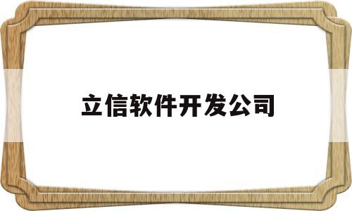 立信软件开发公司(立信软件科技)